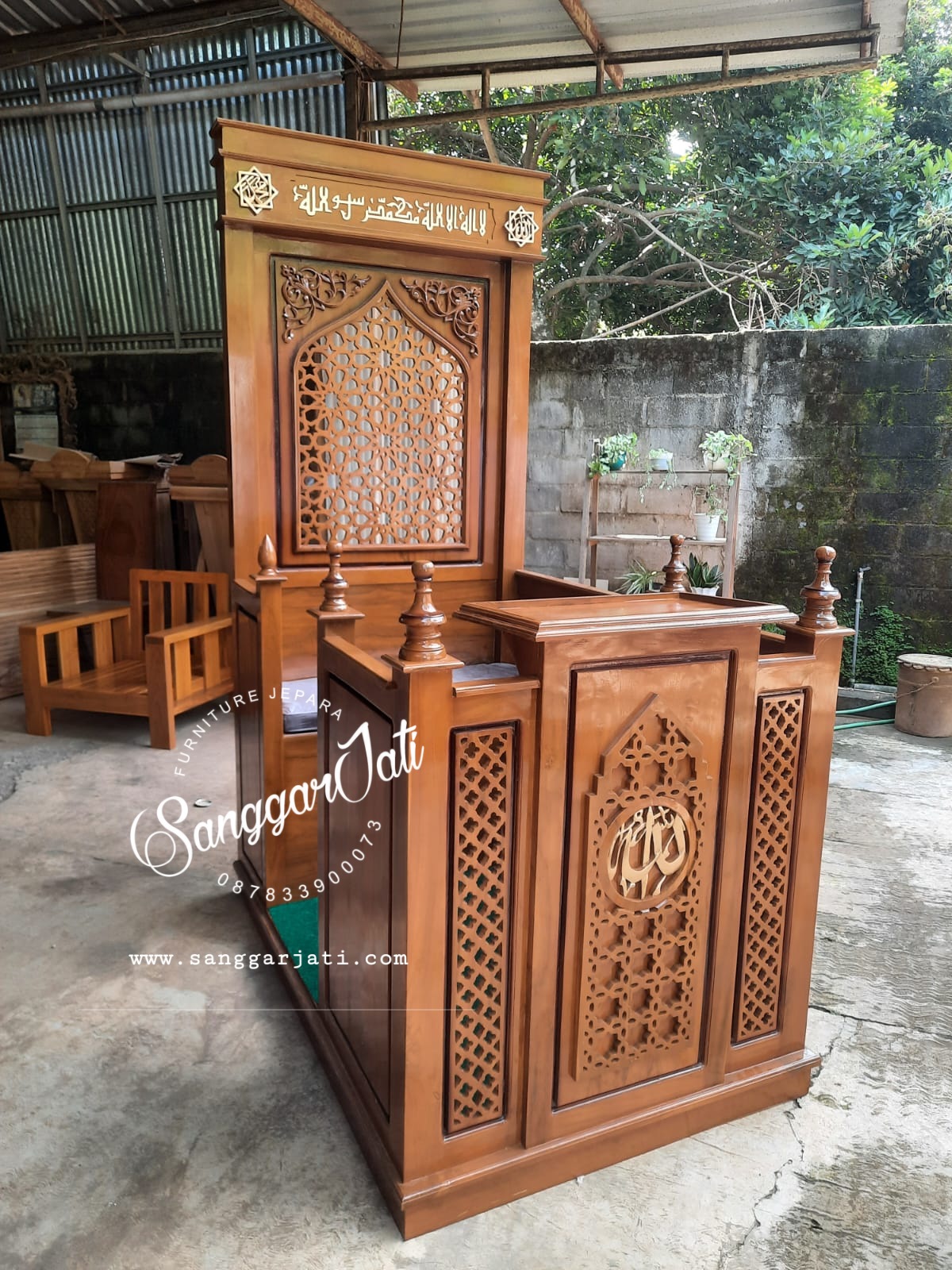 mimbar masjid minimalis mimbar masjid, mimbar jati minimalis, mimbar masjid terbaru, mimbar murah