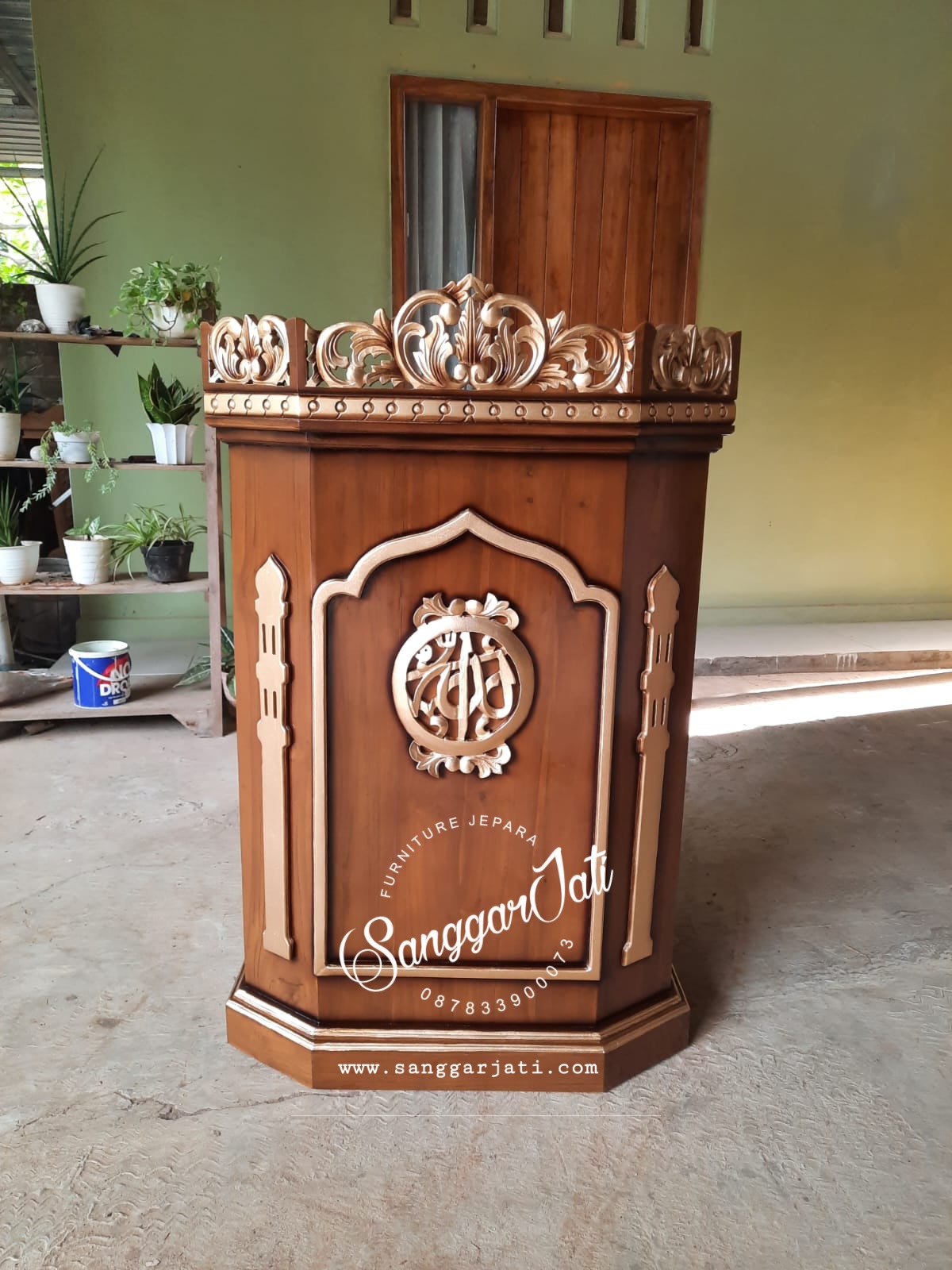 mimbar masjid tipe variasi terbaru mimbar masjid, mimbar jati minimalis, mimbar masjid terbaru, mimbar murah